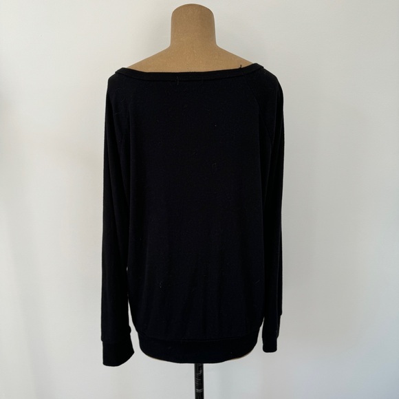 For G and PL Black Hocus Pocus Halloween Witches Long Sleeve Scoop Neck Top XL - Picture 5 of 7